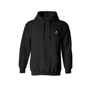 Sweat à capuche noir logo au coeur - Achetez nos vêtements sportwear unisexe