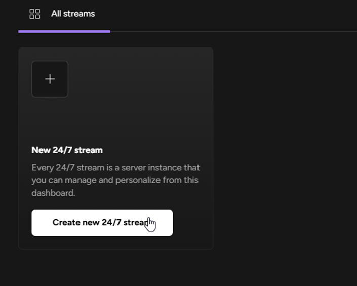 Je me crée un compte ou me connecte au site Upstream. Une fois connecté je choisis « other » RTMP